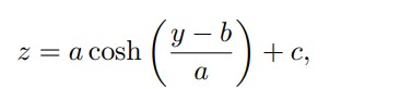 уравнение катенары 